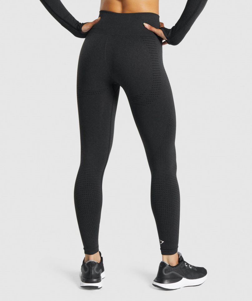 Women's Gymshark Vital Seamless 2.0 Leggings Black | NZ 9XBAIP